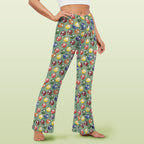 Pool Balls High Waist Crossover Tummy Control Flare Leggings High Waist Flare Leggings Games Printed Offshore