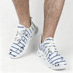 Music Stripes Men's Twisted Sole Sneakers