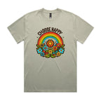 Choose Happy AS Colour Heavy Faded Tee Unisex Faded eucalyptus Heavy Faded T-shirt Positivity Printed In Australia