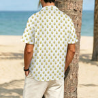 Winking Avocados Men's Crinkle Hawaiian Shirt Men's Crinkle Hawaiian Shirt Food Printed Offshore