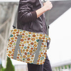 70's Style Floral Duffle Bag-Simple (Model 1715) Duffle Bag-Simple (1715)