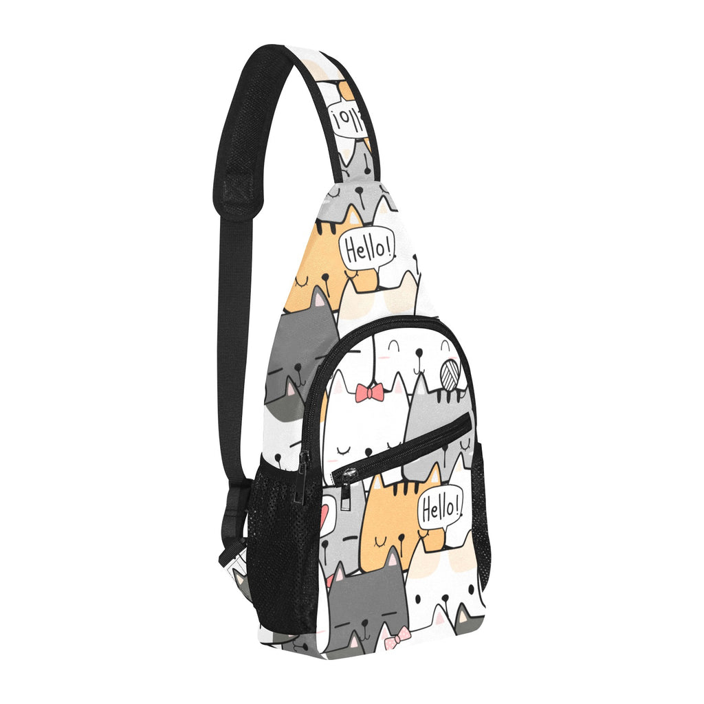 Cat Hello - Chest Bag