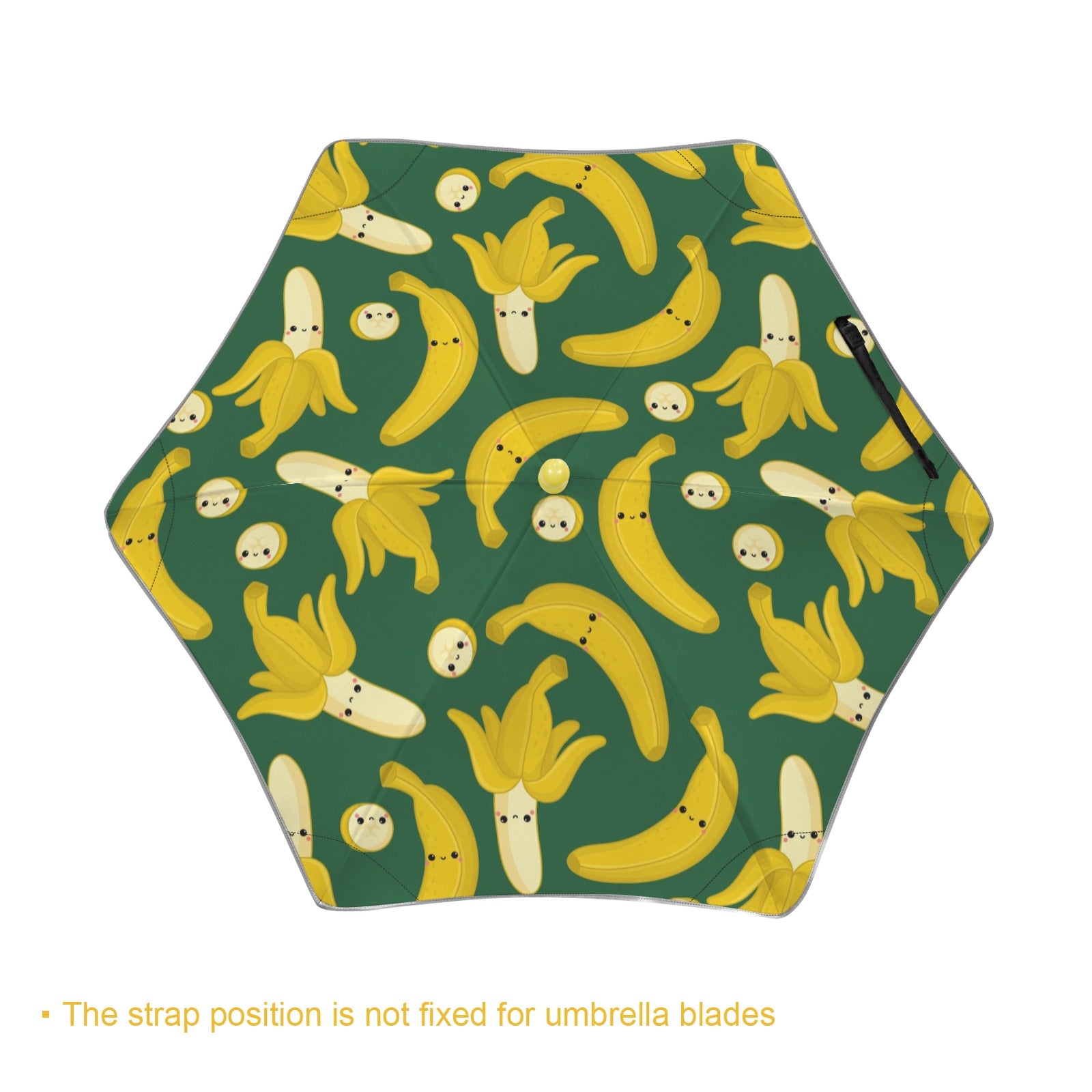 Happy Bananas Kids Safe Round Corner Umbrella Kids Safe Round Corner Umbrella Food Printed Offshore