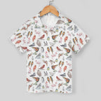 Birds Of A Feather Kids Cotton Short Sleeve Shirt