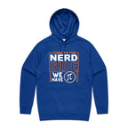Come To The Nerd Side, We Have Pi - Mens Hoodie Bright Royal Mens Hoodie Maths Printed In Australia Sci Fi