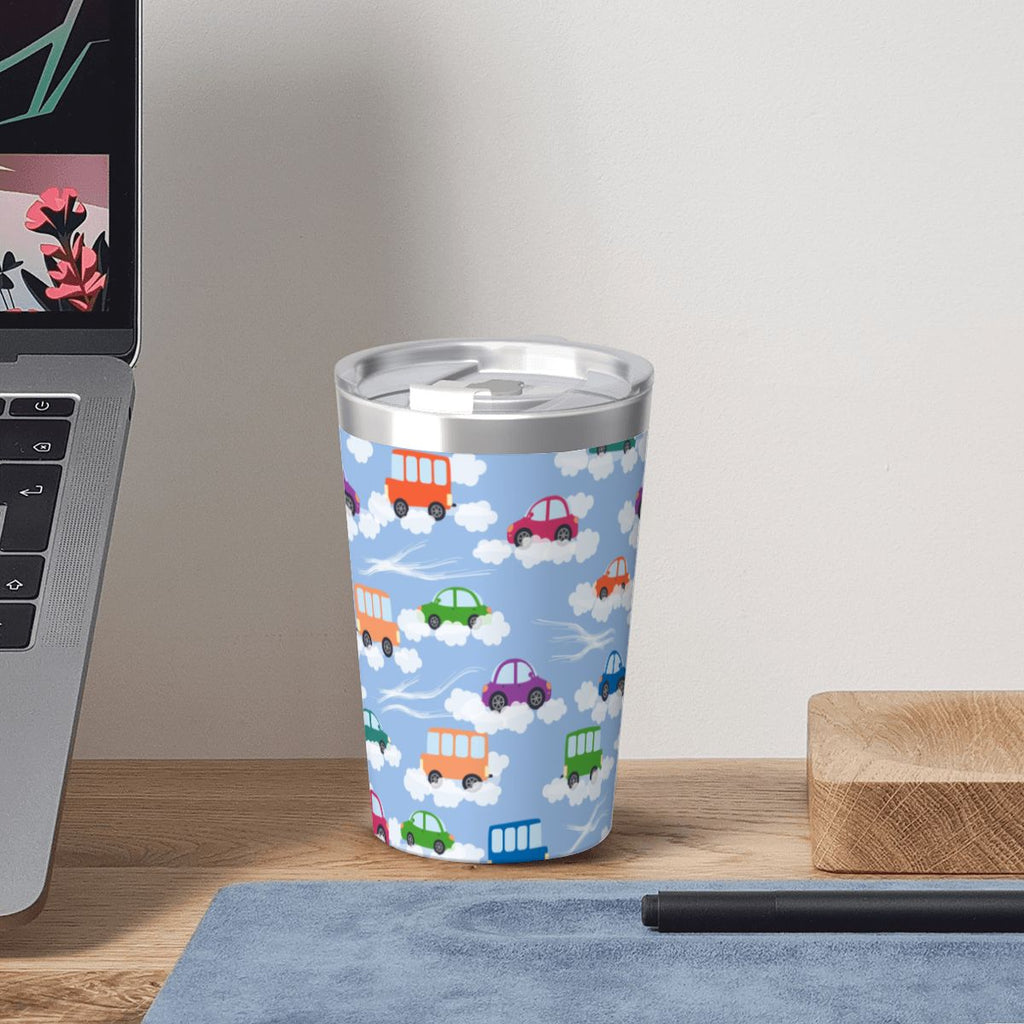 Colourful Cars Small Stainless Steel Travel Mug Cup 12oz/350ml Small Travel Mug Printed Offshore