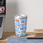 Colourful Cars Small Stainless Steel Travel Mug Cup 12oz/350ml Small Travel Mug Printed Offshore