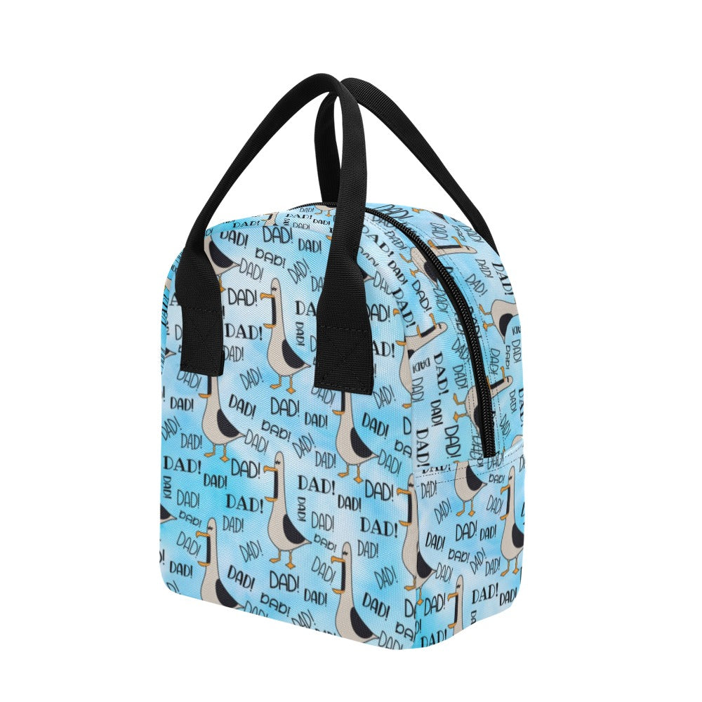 Dad Seagull - Zipper Lunch Bag Zipper Lunch Bag Printed Offshore