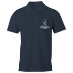 I'm Fine Drowning Thumbs Up AS Colour Chad Polo Shirt