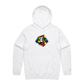 Game Cube Men's AS Colour Hoodie White Mens Hoodie Games Printed In Australia