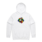 Game Cube - Mens Hoodie White Mens Hoodie Games Printed In Australia