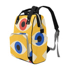 Eyes on Yellow - Multi-Function Backpack, Nappy / Diaper Bag