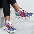 Boho Mandala Women's Twisted Sole Sneakers