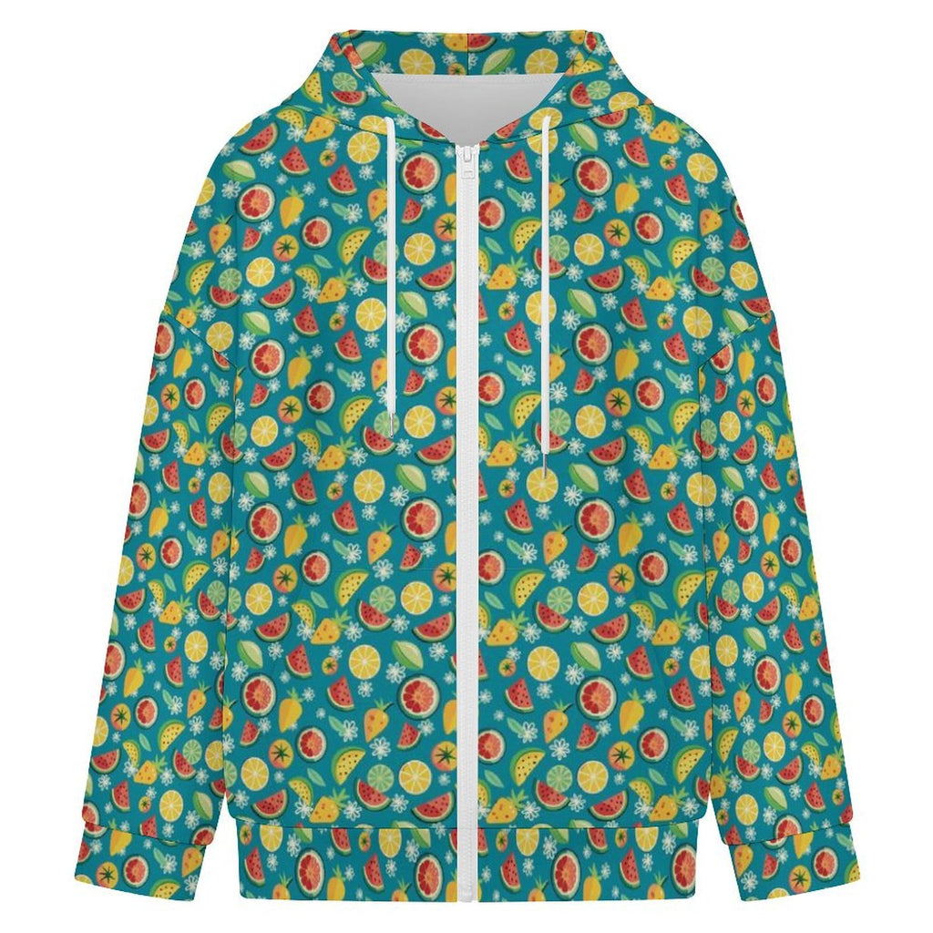 Summer Fruit Women's Full-Zip Hoodie