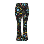 Atoms High Waist Crossover Tummy Control Flare Leggings High Waist Flare Leggings Printed Offshore Science
