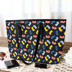 Colourful Chess PU Leather Tote Bag Large