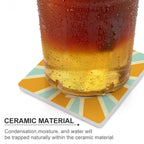 Rise And Shine - Ceramic Coasters (Square) Ceramic Coasters Printed Offshore