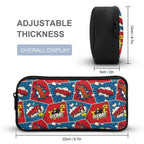 Comic Book Backpack, Lunch Bag & Pencil Case Set