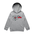 I'm The Bomb, Atom - Kids Hoodie Grey Marle Kids Hoodie Printed In Australia