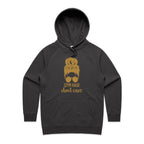 Gym Hair, Don't Care - Womens Hoodie Coal Womens Hoodie Fitness Printed In Australia