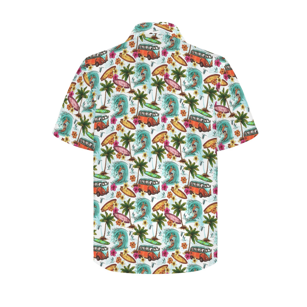 Surfing Safari Men's Hawaiian Shirt