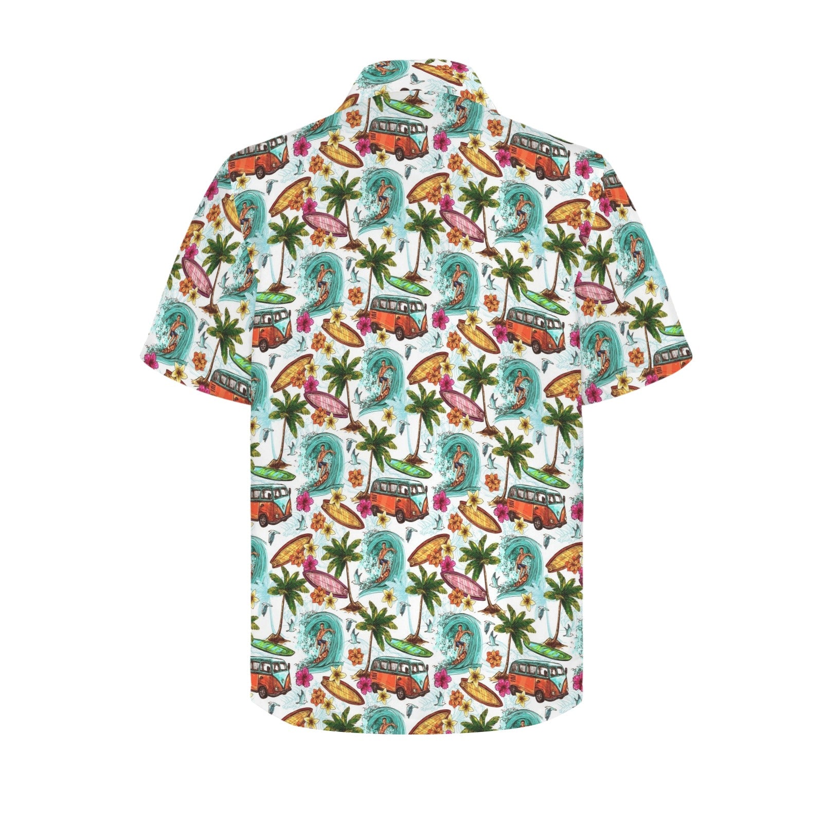 Surfing Safari Men's Hawaiian Shirt
