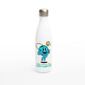 Make Every Day A Happy Earth Day White 17oz Stainless Steel Water Bottle Default Title White Water Bottle Environment Globally Fulfilled