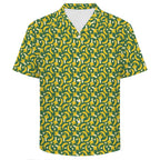 Happy Bananas Men's Crinkle Hawaiian Shirt