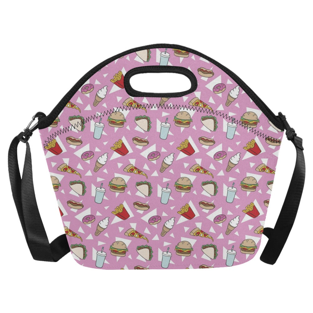 Fast Food - Neoprene Lunch Bag Neoprene Lunch Bag Printed Offshore