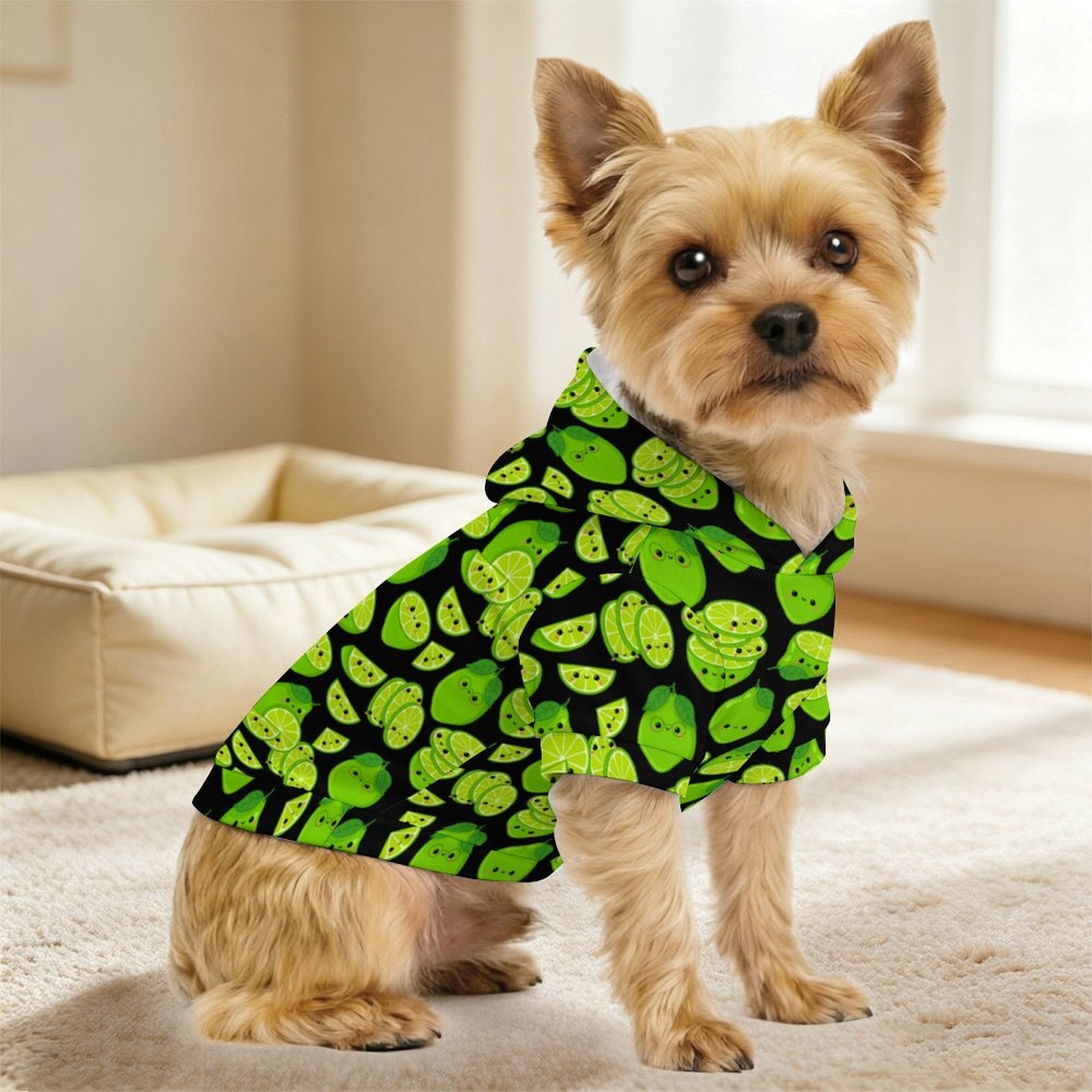Cute Limes Pet Hoodie (Small Size)
