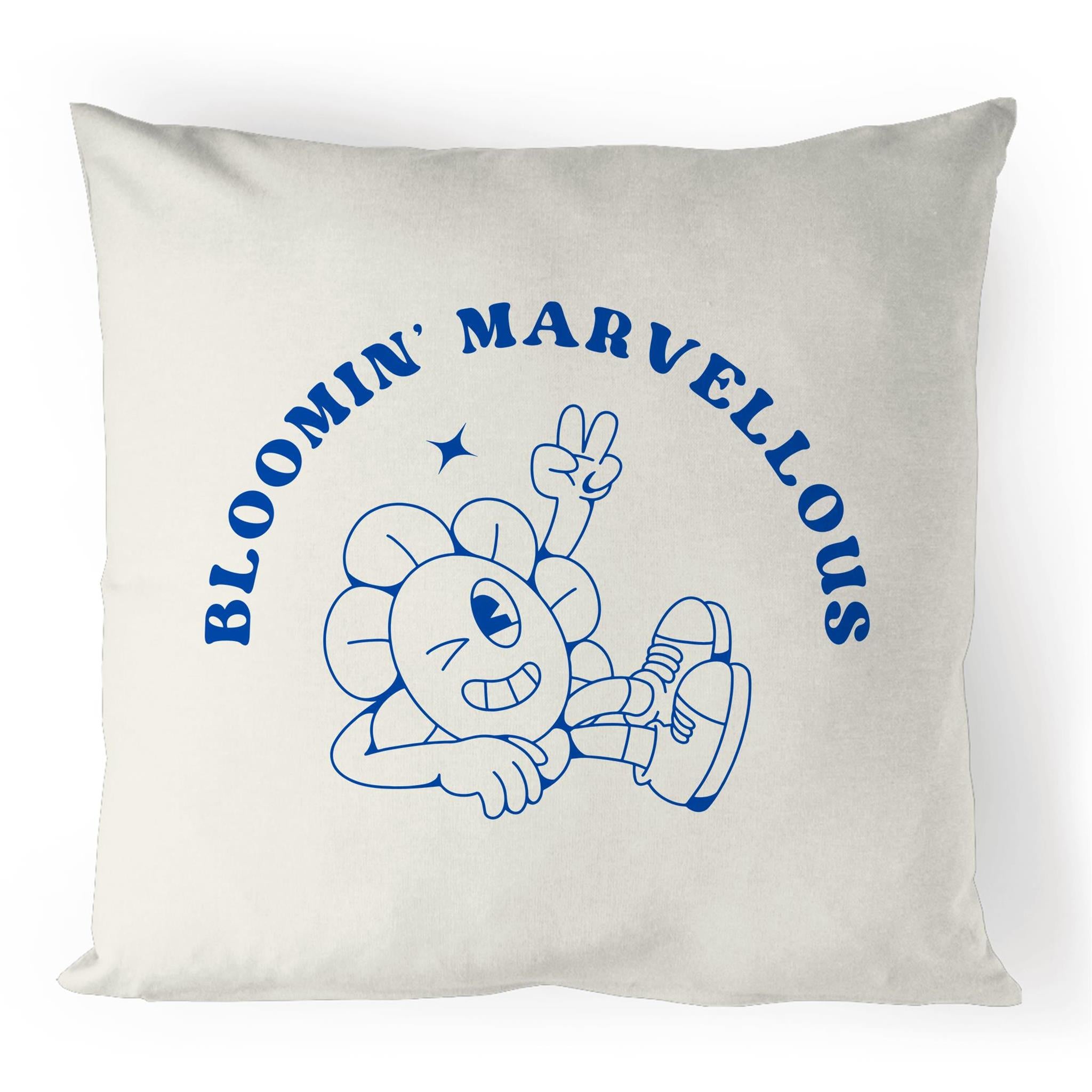 Bloomin' Marvellous - 100% Linen Cushion Cover Default Title Linen Cushion Covers Printed In Australia