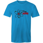 Atom, I'm The Bomb - Mens T-Shirt Arctic Blue Mens T-shirt Printed In Australia Science
