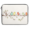 Birds On A Branch Laptop Sleeve (Multiple Sizes) black Laptop Sleeve animal Birds Printed Offshore