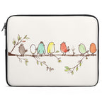 Birds On A Branch Laptop Sleeve (Multiple Sizes) black Laptop Sleeve animal Birds Printed Offshore