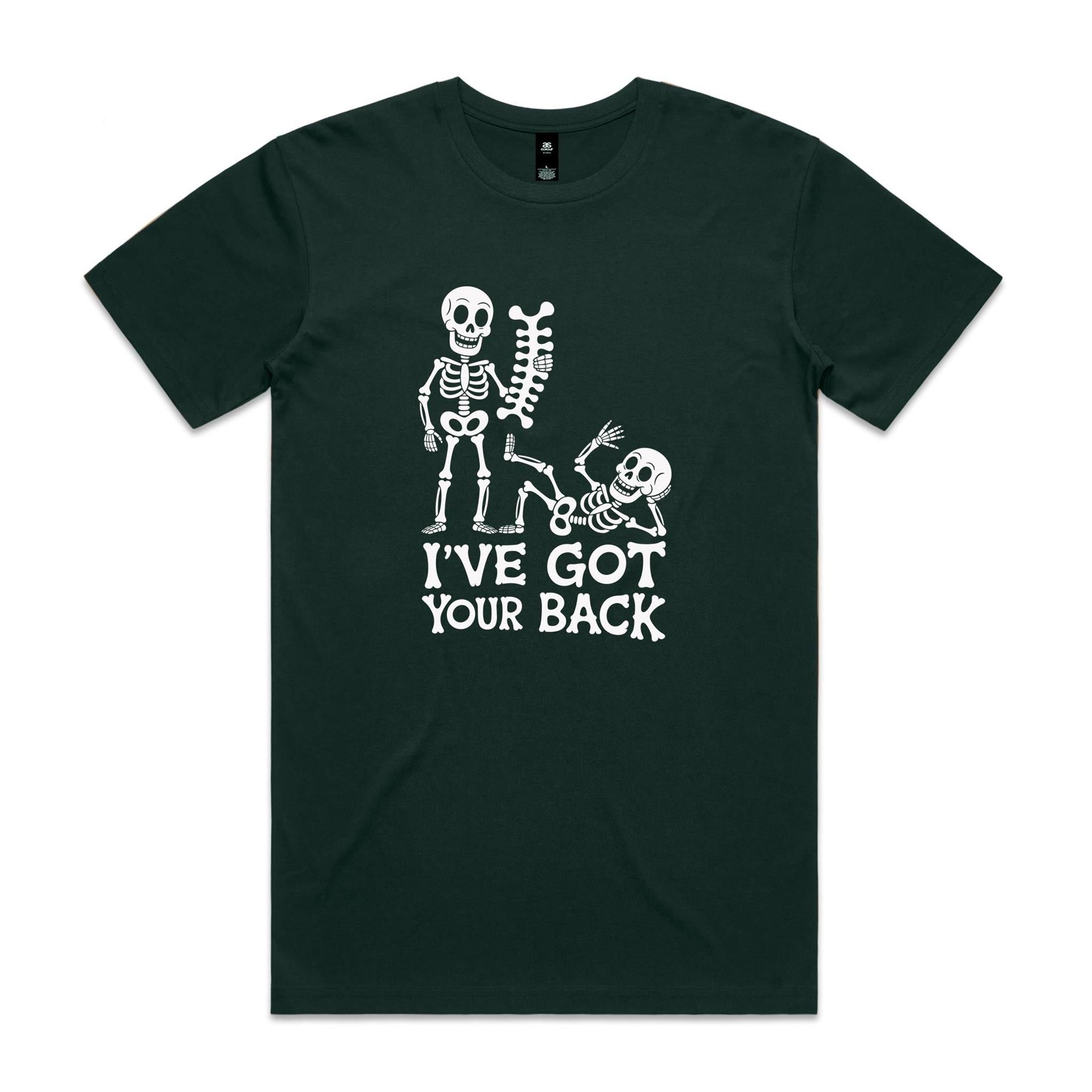 Skeleton, I've Got Your Back - Mens T-shirt