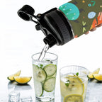 Monsters - Insulated Water Bottle with Dual-Use Lid (18oz) Insulated Water Bottle with Dual-Use Lid (18oz) Printed Offshore Sci Fi