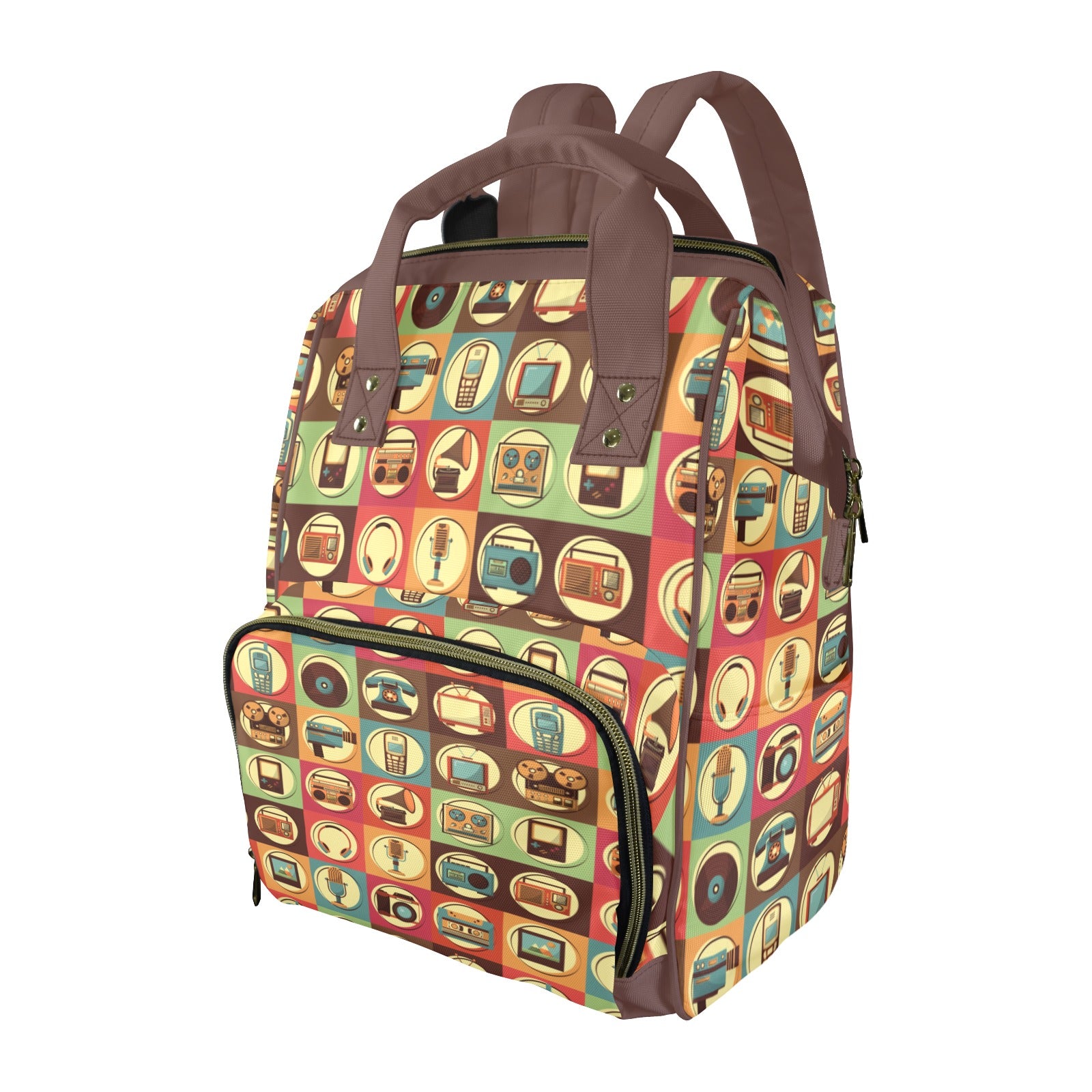 Retro Life - Multi-Function Backpack, Nappy / Diaper Bag