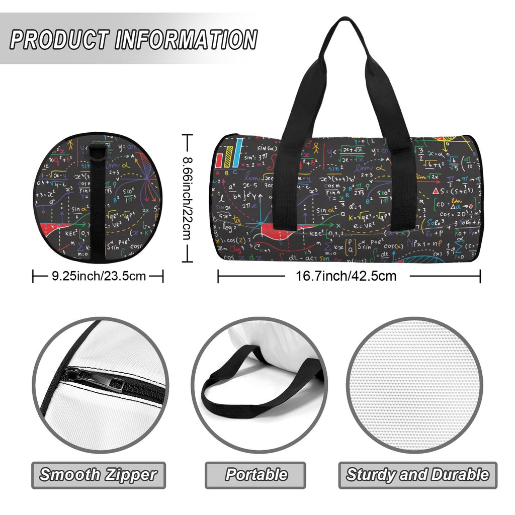 Colourful Maths Formulas Duffle Bag Duffle Bag Printed Offshore