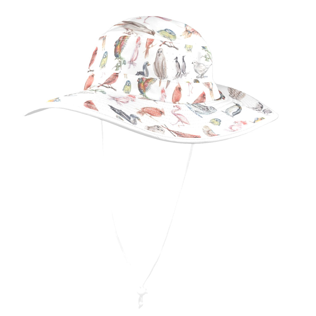 Birds Of A Feather Wide Brim Bucket Hat Wide Brim Bucket Hat Birds Printed Offshore