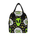 Alien OK - Zipper Lunch Bag One Size Zipper Lunch Bag Printed Offshore