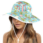 Summer Surf Wide Brim Bucket Hat Wide Brim Bucket Hat Printed Offshore Surf