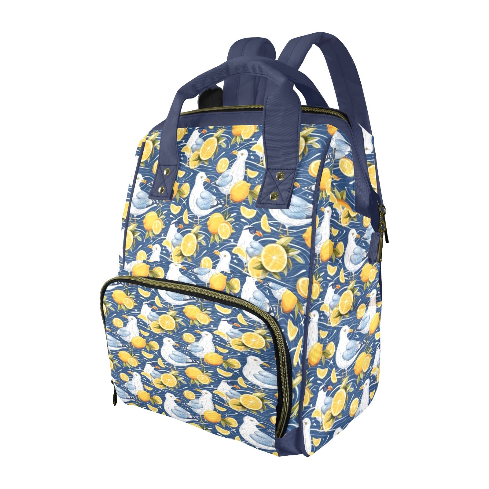 Lemon Seagull - Multi-Function Backpack, Nappy / Diaper Bag One Size Multi-function Backpack, Nappy / Diaper Bag animal Printed Offshore