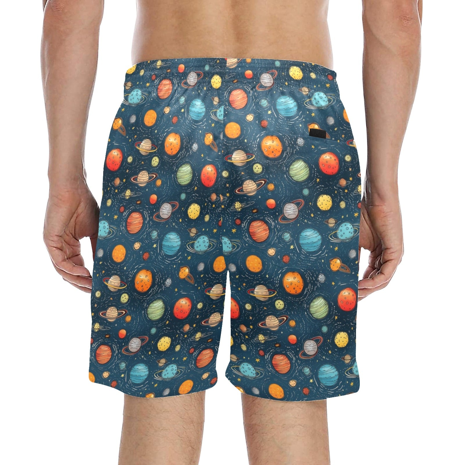 Galaxy - Men's Mid-Length Beach Shorts Men's Mid-Length Beach Shorts Printed Offshore Space