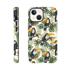 Toucan Jungle - Apple iPhone Tough case iPhone 13 Mini iPhone Tough Case animal Globally Fulfilled