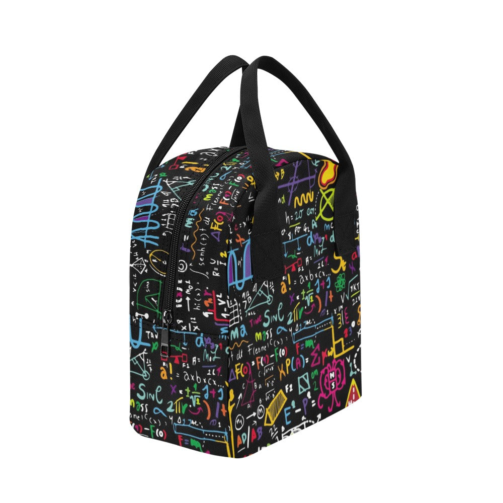 Math Scribbles - Zipper Lunch Bag Zipper Lunch Bag Printed Offshore