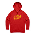 Hello Sunshine - Womens Hoodie Red Womens 2XL Womens Hoodie Printed In Australia Summer