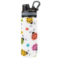 Ladybugs Insulated Water Bottle with Dual-Use Lid (18oz) One Size Insulated Water Bottle with Dual-Use Lid (18oz) animal Printed Offshore