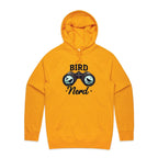 Bird Nerd - Mens Hoodie Gold Mens Hoodie animal Printed In Australia