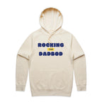 Rocking This Dad Bod - Mens Hoodie Ecru Mens Hoodie Dad Printed In Australia