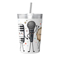 Cute Music Characters Small Stainless Steel Travel Mug Cup 12oz/350ml